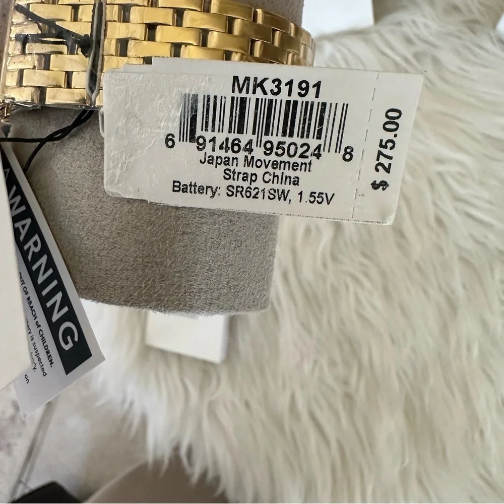 Michael Kors Gold-Tone Women's Watch with Crystal Accents